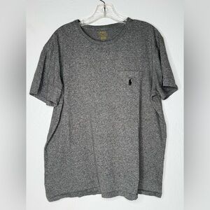 Polo Ralph Lauren Mens Size Large  Stretch Cotton Pocket‎ T-Shirt Grey Heather